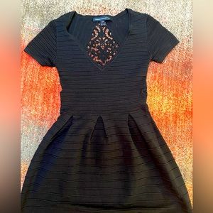 NWOT French Connection UK Little Black Dress w/ Cut Out Back